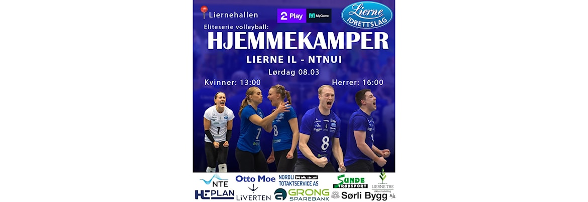 ELITESERIEAVSLUTNING I VOLLEYBALL I LIERNEHALLEN